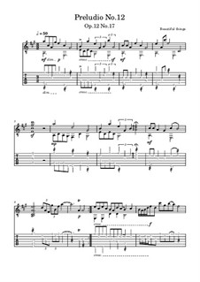 Preludio No.12, Op.12 No.17: Preludio No.12 by Beautiful things Martínez