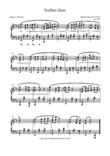 Variationen über 'Tochter Zion', Op.30: Nr.4 Walzer by Michael Merkel