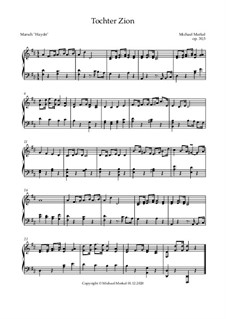 Variationen über 'Tochter Zion', Op.30: Nr.5 Marsch by Michael Merkel