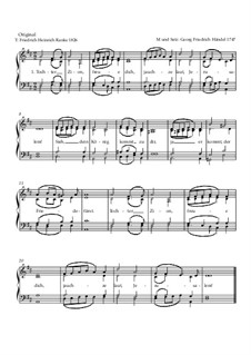 Des Herrn Einzug (Tochter Zion): For mixed choir and organ (or piano) by Georg Friedrich Händel