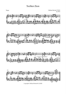 Variationen über 'Tochter Zion', Op.30: Nr.6 Tango by Michael Merkel