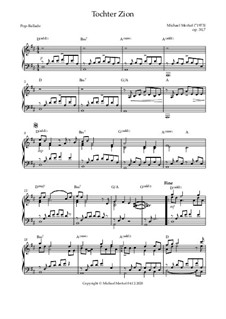 Variationen über 'Tochter Zion', Op.30: Nr.7 Pop-Ballade by Michael Merkel