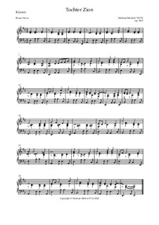 Variationen über 'Tochter Zion', Op.30: Nr.8 Bossa Nova by Michael Merkel