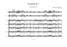 Symphony No.1 in E Flat Major, K.16: Movement III by Wolfgang Amadeus Mozart