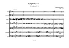 Symphony No.1 in E Flat Major, K.16: Movement II by Wolfgang Amadeus Mozart