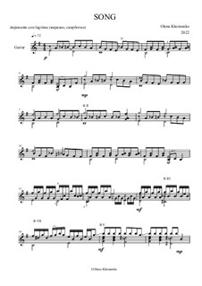 Song: Song by Olena Khomenko
