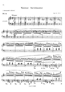 Waltzes, Op.34: No.3 in F Major by Frédéric Chopin