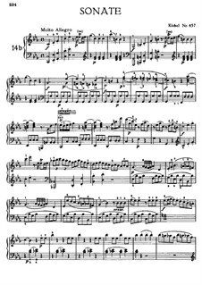 Sonata for Piano No.14 in C Minor, K.457: With fingering by Wolfgang Amadeus Mozart