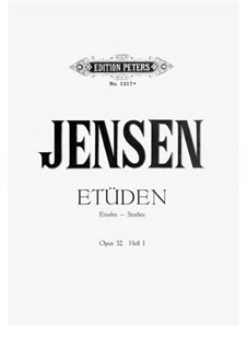 Piano Etudes, Op.32: Book I by Adolf Jensen