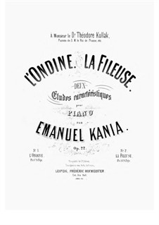 Deux Etudes Caractéristiques, Op.22: Deux Etudes Caractéristiques by Emanuel Kania