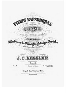 Étude Rapsodique, Op.51: Cah.1 by Joseph Christoph Kessler