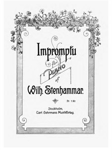 Impromptu in G Flat Major: For piano by Wilhelm Stenhammar