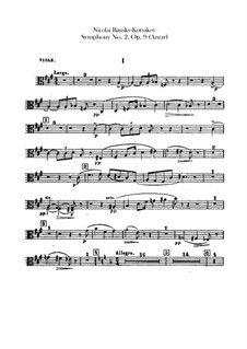 Symphony No.2 in F Sharp Minor 'Antar', Op.9: Viola part by Nikolai Rimsky-Korsakov
