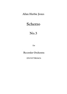 Scherzo No.3: Scherzo No.3 by Allan Herbie Jones