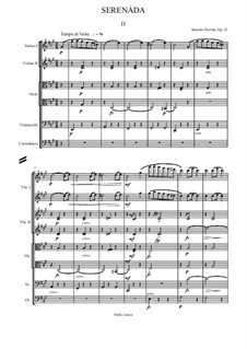 Serenade in E Major, B.52 Op.22: Movement II by Antonín Dvořák