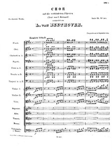 Chor auf die verbündeten Fürsten (Choir for the Allied Princes), WoO 95: Chor auf die verbündeten Fürsten (Choir for the Allied Princes) by Ludwig van Beethoven