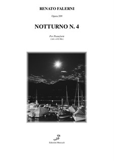 Notturno No.4, Op.209: Notturno No.4 by Renato Falerni