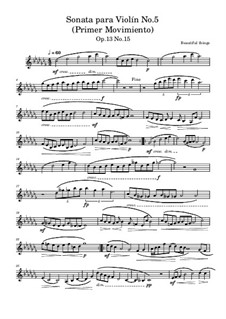 Sonata para Violín No.5, Op.13 No.15: Primer Movimiento by Beautiful things Martínez