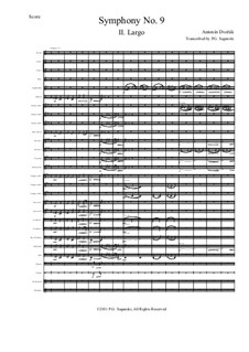 Movement II (Largo): Full score by Antonín Dvořák