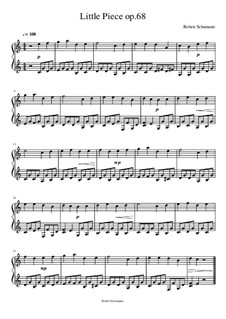 No.5 Stückchen (Little Piece): For piano by Robert Schumann