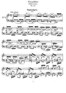 Album Leaves, Op.124: Complete set by Robert Schumann