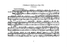 Children's Ball, Op.130: Parts by Robert Schumann