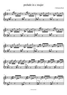 Prelude and Fugue No.1 in C Major, BWV 846: Prelude by Johann Sebastian Bach