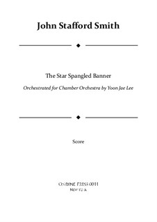 Instrumental version: For chamber orchestra – full score by John Stafford Smith