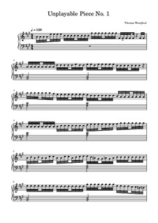 Unplaybale Piece No.1: Unplaybale Piece No.1 by Thomas Westphal