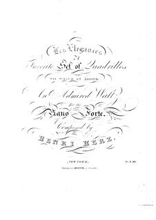 Les élégances, Op.49: For piano by Henri Herz