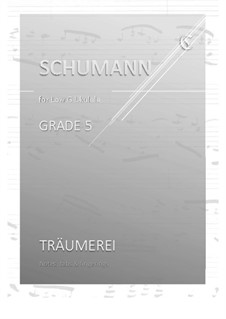 No.7 Träumerei (Dreaming): For low G ukulele by Robert Schumann