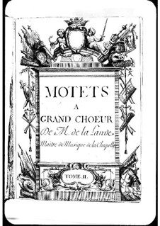 Motets (Collections): Volume II by Michel Richard de Lalande