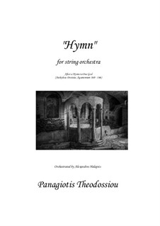 Hymn for string orchestra, Op.37c: Hymn for string orchestra by Panagiotis Theodossiou