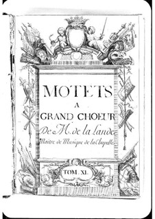 Motets (Collections): Volume XI by Michel Richard de Lalande