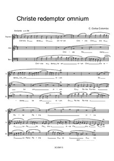 Christe redemptor omnium, 3C.EM 13: Christe redemptor omnium by Carlo Corba Colombo