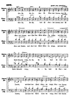 Gottes Lamm: In Es-Dur by Gottfried August Homilius