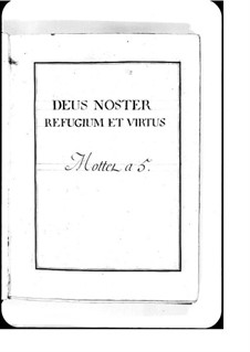Deus noster refugium: Deus noster refugium by Michel Richard de Lalande