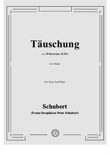 No.19 Täuschung (The Deception): A Major by Franz Schubert