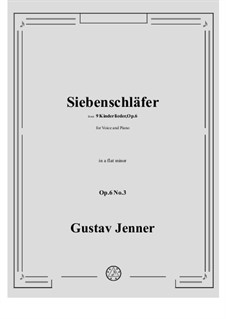 No.3 Siebenschläfer: A flat minor by Gustav Jenner