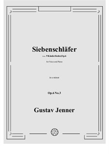 No.3 Siebenschläfer: E minor by Gustav Jenner