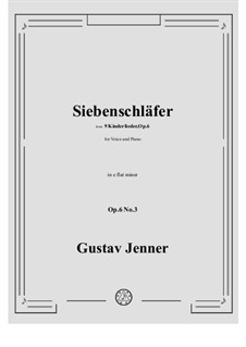 No.3 Siebenschläfer: E flat minor by Gustav Jenner