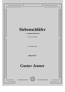 No.3 Siebenschläfer: C sharp minor by Gustav Jenner