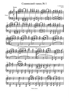 No.1 Furiant: For piano by Antonín Dvořák