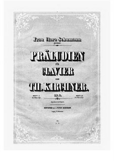 Preludes, Op.9: No.1-8 by Theodor Kirchner