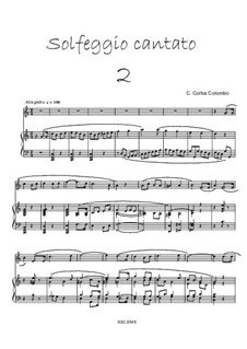 Solfeggio cantato No.2, 3C.EM 8: Solfeggio cantato No.2 by Carlo Corba Colombo