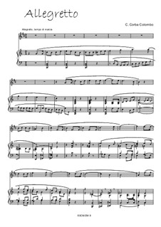 Allegretto per tromba e pianoforte, 3C.EM12: Allegretto per tromba e pianoforte by Carlo Corba Colombo