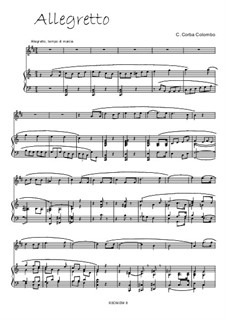 Allegretto per tromba e pianoforte, 3C.EM12: Allegretto per tromba e pianoforte by Carlo Corba Colombo