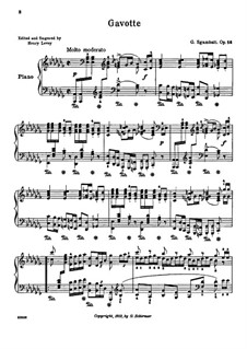 Gavotte in G Minor, Op.14: Version in A Flat Minor by Giovanni Sgambati