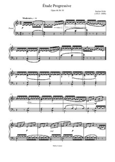 Thirty Progressives Studies, Op.46: Etude No.10 by Stephen Heller