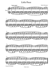 No.5 Stückchen (Little Piece): For piano by Robert Schumann